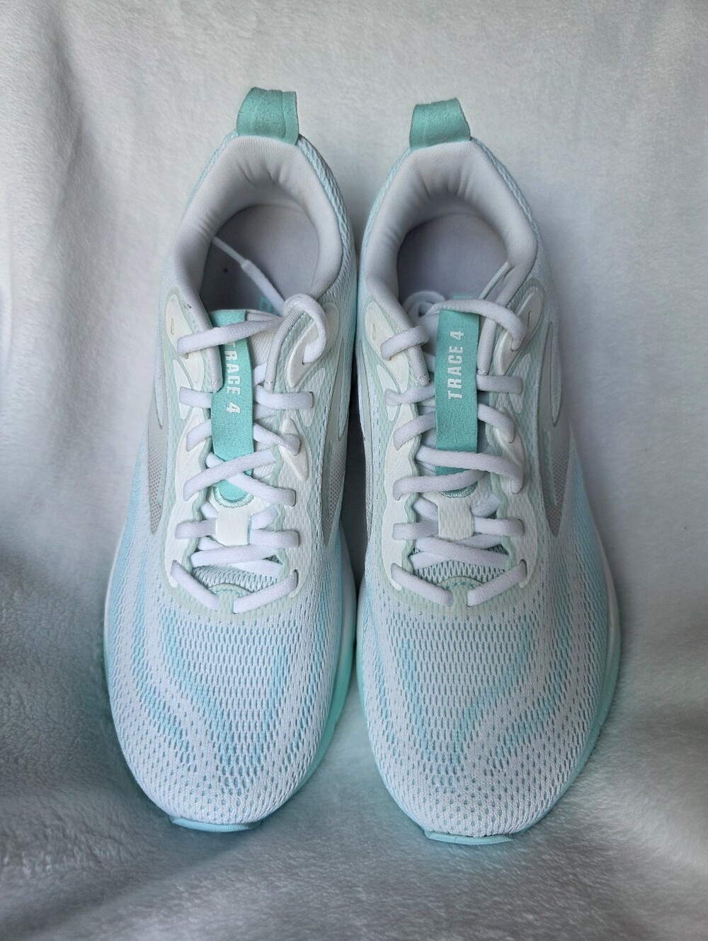 Brooks TRACE 4 Womens Running White/Limpet Color - Picture 6 of 7